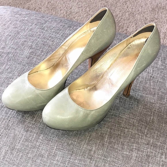 - Georgina Goodman heels mint green - Picture 1 of 9